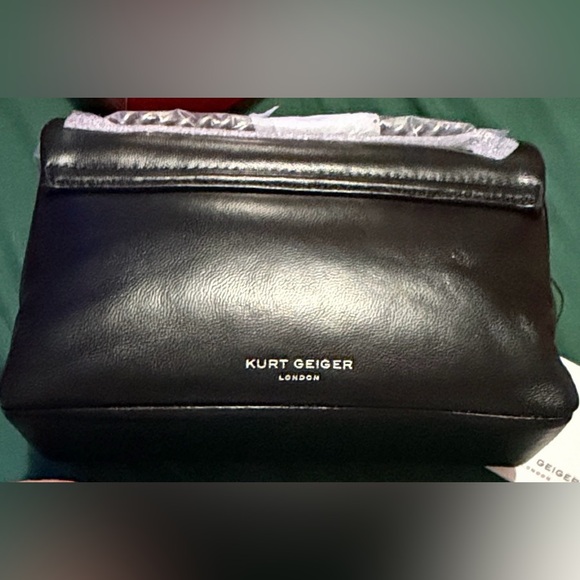 Kurt Geiger London Black Mini Leather Kew Convertible Shoulder/Crossbody - Picture 3 of 3